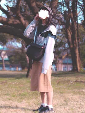 「秋のマイ旬スタイル」｜「アイテム（キャスケット）」を使った、けろさん（レディース・151cm）の秋コーディネート