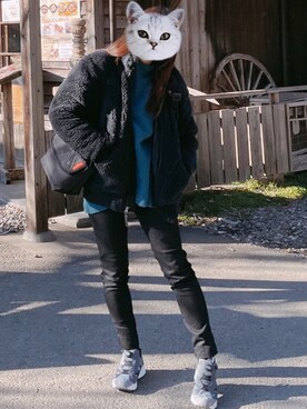 けろさん（レディース・151cm）の冬コーディネート