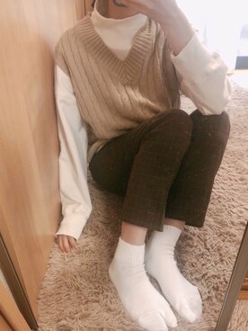 けろさん（レディース・151cm）の冬コーディネート