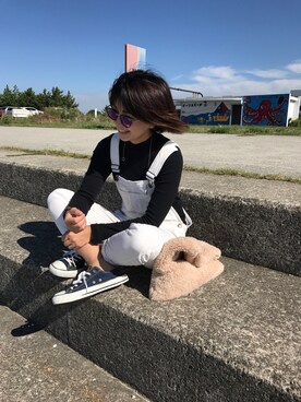 「ファークラッチ」｜Manami さん（レディース・163cm）の秋コーディネート