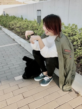「wearhalloween2017」｜「アイテム（腕時計）」を使った、Manami さん（レディース・163cm）の秋コーディネート