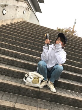 「コーデュロイキャップ」｜Manami さん（レディース・163cm）の秋コーディネート