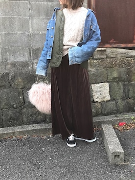 Manami さん（レディース・163cm）の冬コーディネート