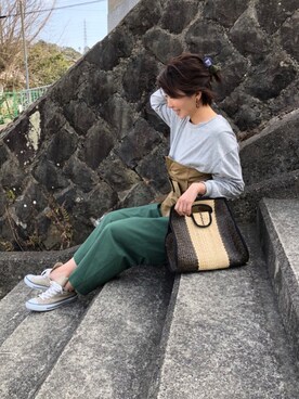 Manami さん（レディース・163cm）の春コーディネート