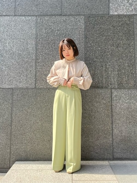 「#ガーリー」｜moeさん（レディース・152cm）の冬コーディネート