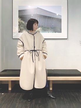 「me（ミイ）のアイテム」を使った、めめさん（レディース・152cm）の秋コーディネート