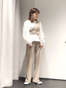 「me（ミイ）のアイテム」を使った、めめさん（レディース・152cm）の冬コーディネート
