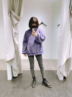 「me（ミイ）のアイテム」を使った、めめさん（レディース・152cm）の冬コーディネート