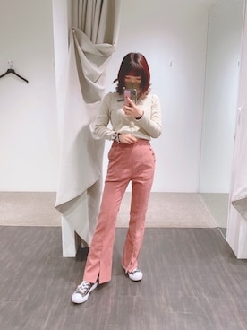 「me（ミイ）のアイテム」を使った、めめさん（レディース・152cm）の冬コーディネート