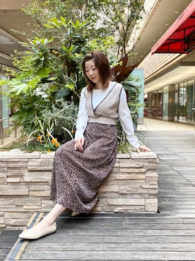「me（ミイ）のアイテム」を使った、めめさん（レディース・152cm）の冬コーディネート
