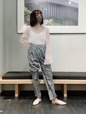 「me（ミイ）のアイテム」を使った、めめさん（レディース・152cm）の春コーディネート
