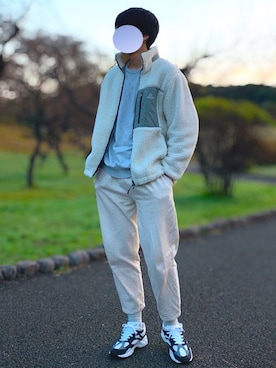 「JOURNAL STANDARD（ジャーナルスタンダード）のアイテム（ブルゾン）」を使った、Baraさん（メンズ・181cm）の冬コーディネート