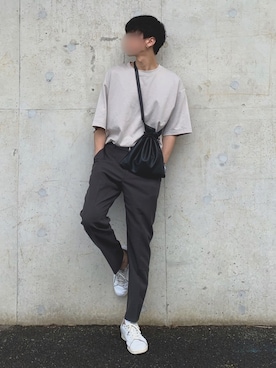 「REGiSTA（レジスタ）のアイテム」を使った、Baraさん（メンズ・182cm）の春コーディネート