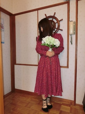「MELLOW（メロー）のアイテム」を使った、popoさん（レディース・155cm）の冬コーディネート