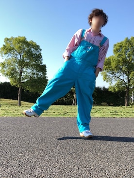 「NIKE（ナイキ）のアイテム（スニーカー、ホワイト系）」を使った、mura＿masaさん（メンズ・165cm）の春コーディネート