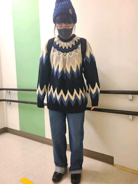 むぅ。さん（レディース・158cm）の冬コーディネート