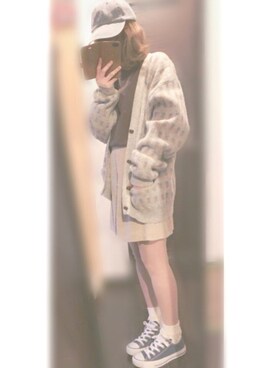 「PRIVILEGE（プリビレッジ）のアイテム」を使った、愛海さん（レディース・153cm）の春コーディネート