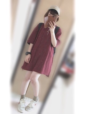 「DC（ディーシー）のアイテム（バッグ）」を使った、愛海さん（レディース・153cm）の夏コーディネート