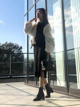 「PRIMARK（プライマーク）のアイテム（ワンピース/ドレス）」を使った、asukaviolaさん（レディース・170cm）の冬コーディネート