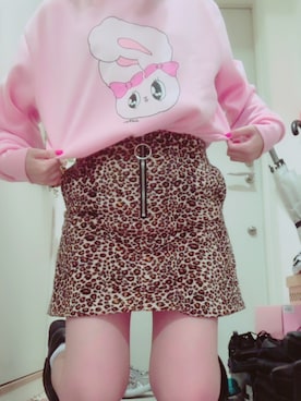 「WC（ダブル シー）のアイテム（スウェット）」を使った、ゆっきーな ʚ♡ɞさん（レディース・155cm）の秋コーディネート