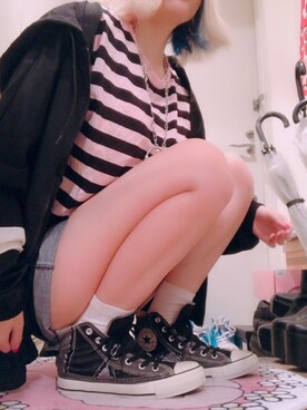 「いいね返し」｜「アイテム（ナイロンジャケット）」を使った、ゆっきーな ʚ♡ɞさん（レディース・155cm）の冬コーディネート