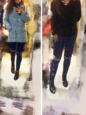 「MAPLE COMICS（メイプルコミックス）のアイテム」を使った、Sherman_Wongさん（レディース・157cm）の冬コーディネート