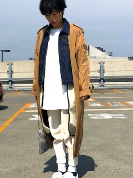「TOGA PULLA（トーガ　プルラ）のアイテム（ジャケット/アウター）」を使った、yuccaさん（レディース・163cm）の春コーディネート