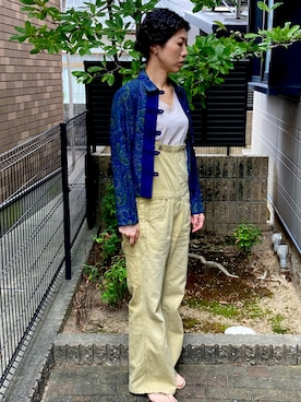 「JOURNAL STANDARD（ジャーナルスタンダード）のアイテム（オールインワン・サロペット）」を使った、yuccaさん（レディース・163cm）の秋コーディネート