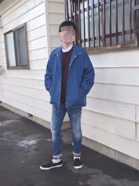 「プチプラミックス」｜tenさん（メンズ・173cm）の冬コーディネート