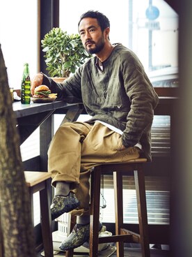 Ryu Nakamuraさん（メンズ・170cm）の秋コーディネート