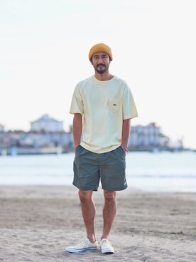 「アイテム（水着）」を使った、Ryu Nakamuraさん（メンズ・170cm）の春コーディネート