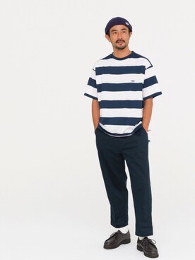 「MAGIC NUMBER（マジック ナンバー）のアイテム（帽子）」を使った、Ryu Nakamuraさん（メンズ・170cm）の春コーディネート