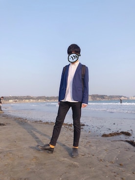 「平成最後のWEARISTAセンバツ」｜「アイテム（その他シューズ）」を使った、さかもとさん（メンズ・172cm）の春コーディネート