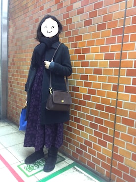 「note et silence （ノートエシロンス）のアイテム（ダウンジャケット/コート）」を使った、gokoさん（レディース・158cm）の冬コーディネート