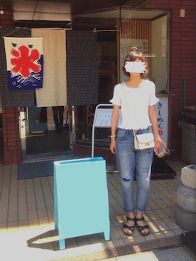 水筒さん（レディース・170cm）の夏コーディネート