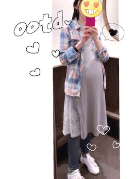 「Lara&Heart（ララアンドハート）のアイテム」を使った、はるさん（レディース・159cm）の春コーディネート