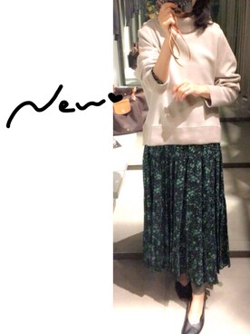 「SALON adam et rope'（サロン アダム エ ロペ）のアイテム（スリッポン）」を使った、はるさん（レディース・159cm）の秋コーディネート