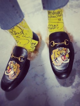 「Yves Saint Laurent（イヴサンローラン）のアイテム（パンツ）」を使った、しょーたさん（メンズ・172cm）の夏コーディネート