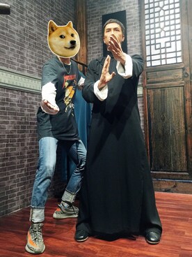 「LiVES（ライヴズ）のアイテム」を使った、徐xSUREさん（メンズ・181cm）の夏コーディネート