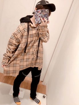 「アイテム（PC・スマホグッズ/家電）」を使った、いくみさん（レディース・154cm・20代）の秋コーディネート