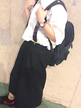 「used mix」｜「アイテム（アクセサリー）」を使った、いくみさん（レディース・155cm）の夏コーディネート