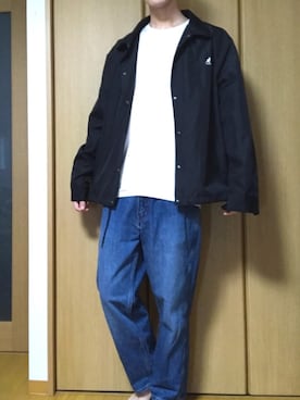 「KANGOL（カンゴール）のアイテム（その他アウター）」を使った、うたくさん（メンズ・178cm）の春コーディネート