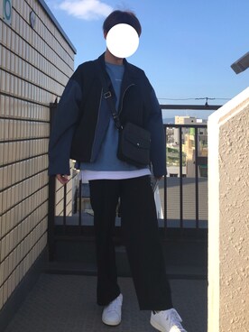 「YON（ヨン）のアイテム」を使った、Rさん（メンズ・174cm）の秋コーディネート