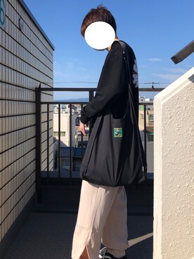 「HOOK（フック）のアイテム（スウェット）」を使った、Rさん（メンズ・174cm）の秋コーディネート