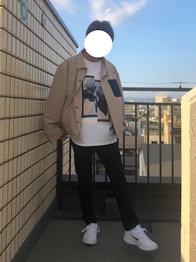 「anown（アノン）のアイテム（ジャケット/アウター）」を使った、Rさん（メンズ・174cm）の秋コーディネート