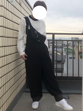 「CASPER JOHN（キャスパージョン）のアイテム（オールインワン・サロペット）」を使った、Rさん（メンズ・174cm）の秋コーディネート