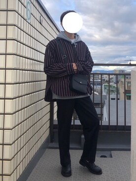 Rさん（メンズ・174cm）の冬コーディネート