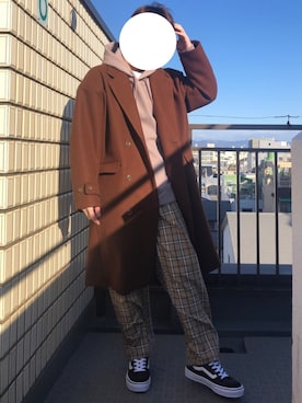 「新年一発目」｜「アイテム（チェスターコート）」を使った、Rさん（メンズ・174cm）の冬コーディネート