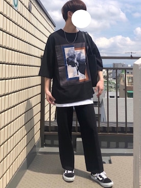 「BASECONTROL（ベースコントロール）のアイテム（バッグ）」を使った、Rさん（メンズ・173cm）の春コーディネート