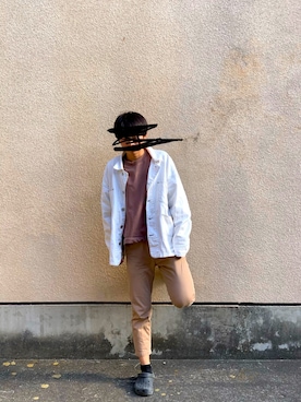 「BeAMS DOT（ビームスドット）のアイテム（ブルゾン）」を使った、ゲソキさん（メンズ・167cm）の秋コーディネート